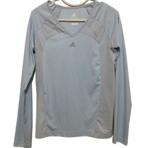Baby Blue Adidas Clima365 Long Sleeved Shirt Size Small